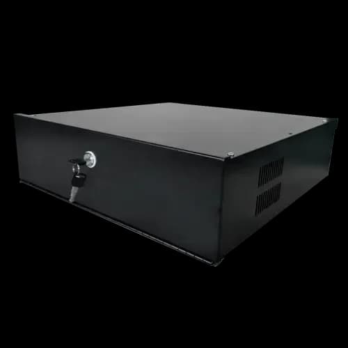 A-LOCKBOX-S Caisson avec serrure Special DVR/NVR 420 x 415 x 165 mm
