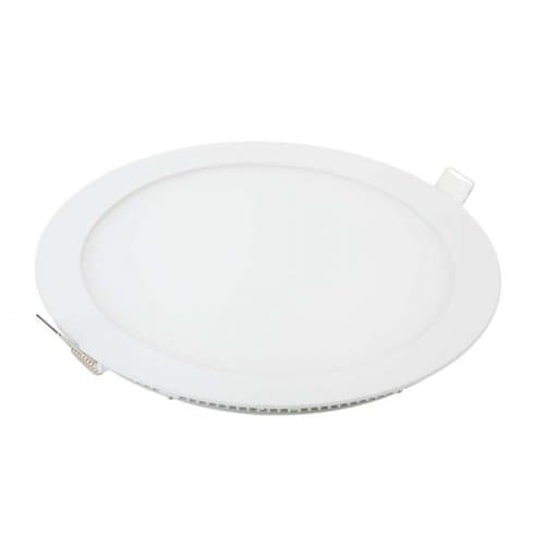 V-TAC Dalle LED ronde encastrable 18W Ø225mm 1500lm 3000K Blanc Chaud